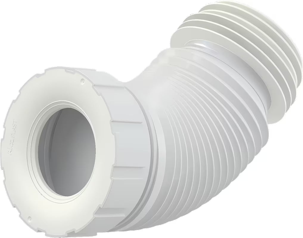 Flexi napojení k WC Alca Flexi s integrovaným těsněním pro připojení na odpadní potrubí