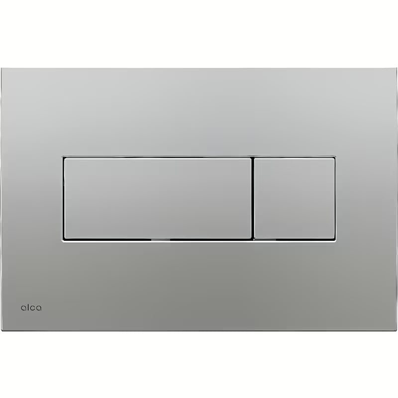 Ovládací tlačítko Alca v provedení chrom-mat pro předstěnové instalační systémy a nádržky pro zazdění.