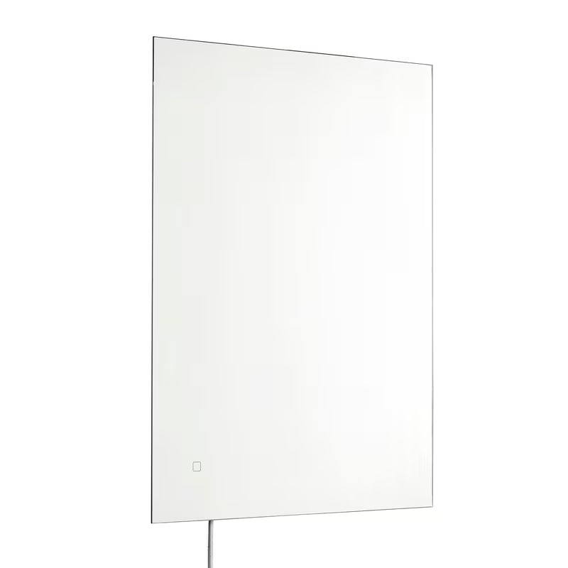 Obdélníkové LED zrcadlo Amirro 60x100 cm se senzorem a krytím IP44