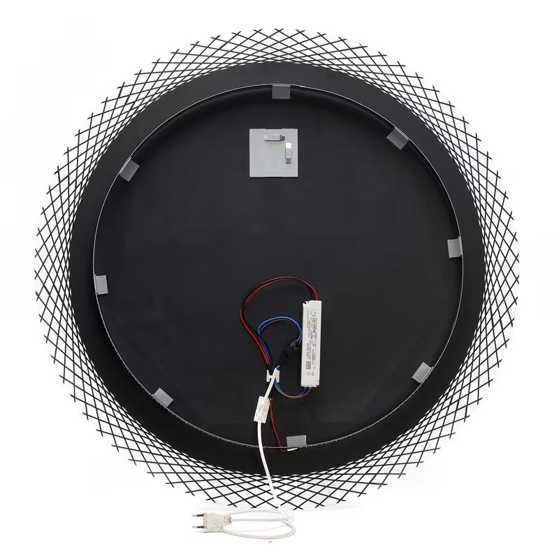 Kulaté LED zrcadlo Amirro 80 cm s podsvícením po obvodu pro moderní koupelnu