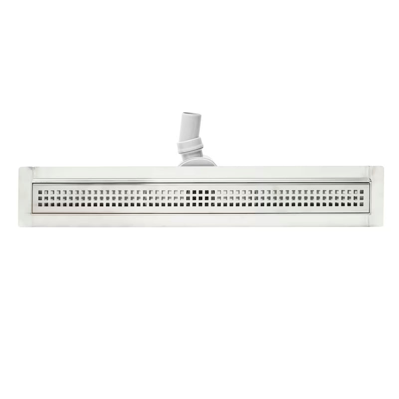 Sprchový žlab Anima 70 cm v provedení chrome s roštem 65 cm a sifonem DN40
