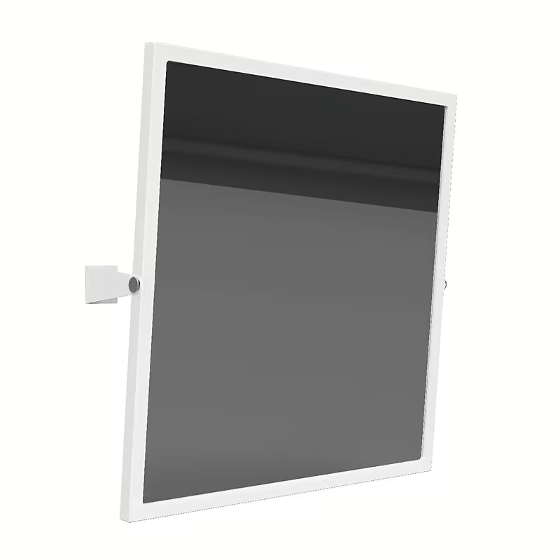 Bílé výklopné nástěnné zrcadlo Bemeta Help program 60x60 cm s kovovou konstrukcí