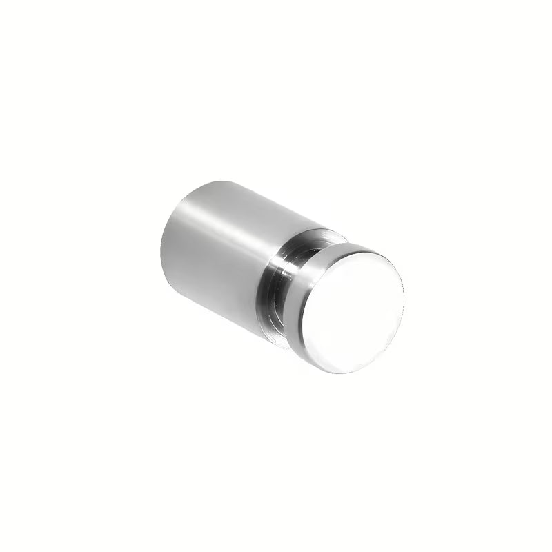 Nerezový nástěnný háček Bemeta Neo s kulatým minimalistickým designem a lesklým povrchem.