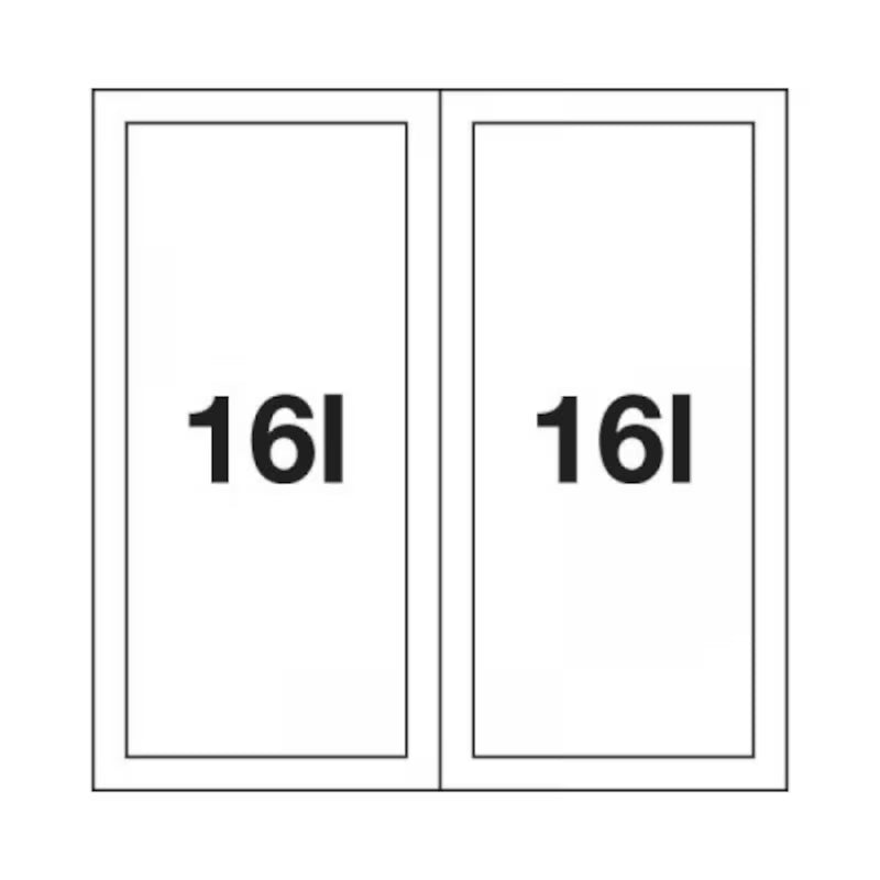 Odpadkový koš sorter Blanco Flexon II s moderním designem pro kuchyňskou skříňku od 45 cm.
