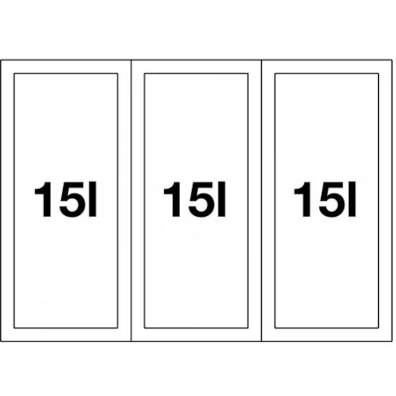 Odpadkový koš sorter Blanco Flexon II do zásuvky pro třídění odpadu