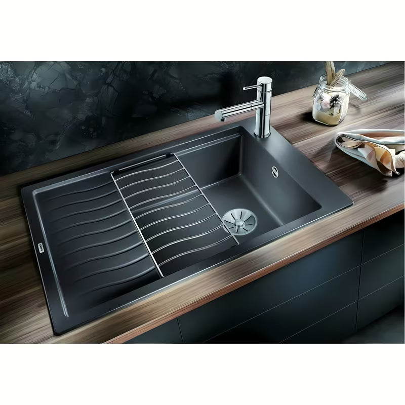 Granitový kuchyňský dřez Blanco ElonXL 6 S s odkapávačem v barvě antracit