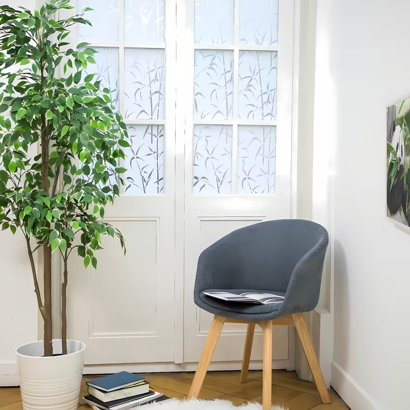 Transparentní statická fólie d-c-fix Bamboo na sprchový kout