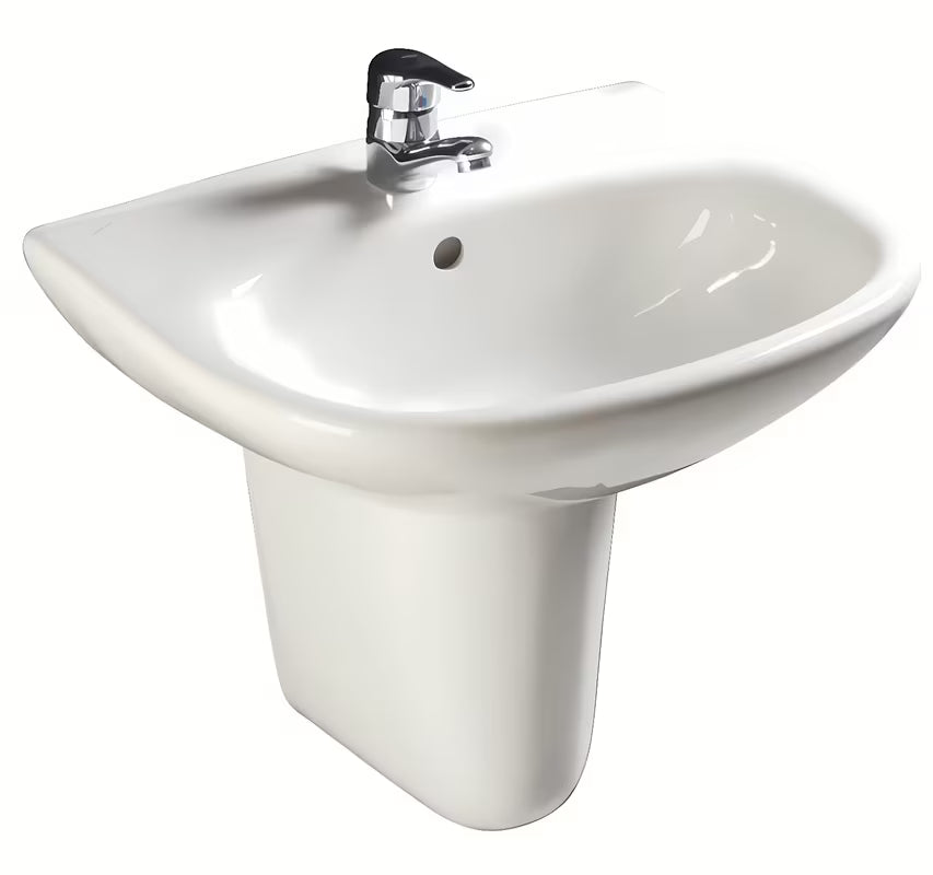 Kryt sifonu Fayans Neo ze sanitární keramiky v jednoduchém designu
