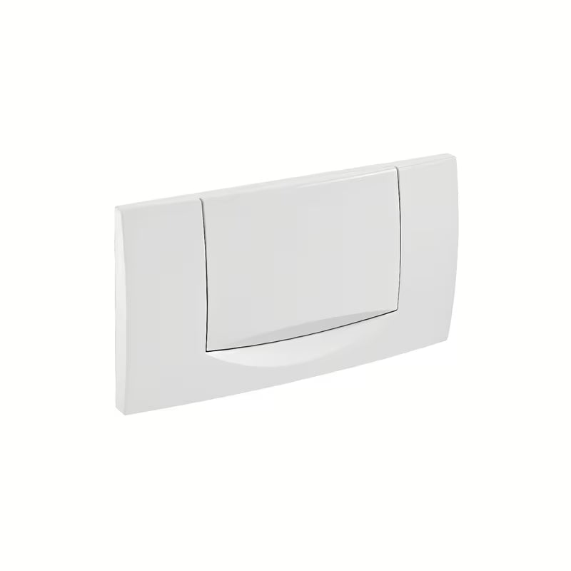 Ovládací tlačítko Geberit 200F pro splachování Start/Stop v barvě alpská bílá.