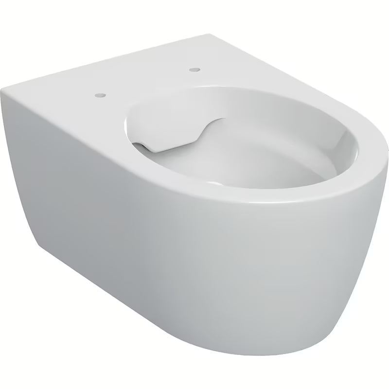 Geberit iCon závěsné WC bez splachovacího okruhu v bílé barvě se skrytým uchycením