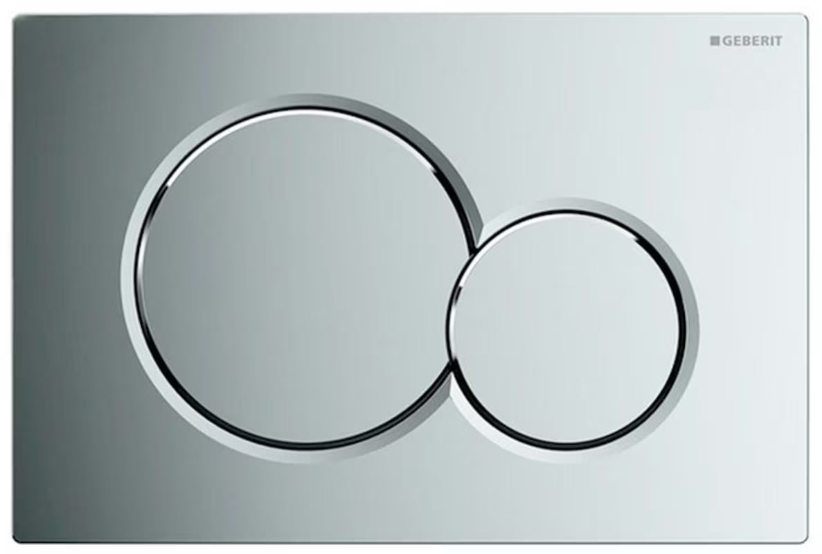 Ovládací tlačítko Geberit Sigma01 v provedení chrom lesk pro nádržky pod omítku Geberit Sigma