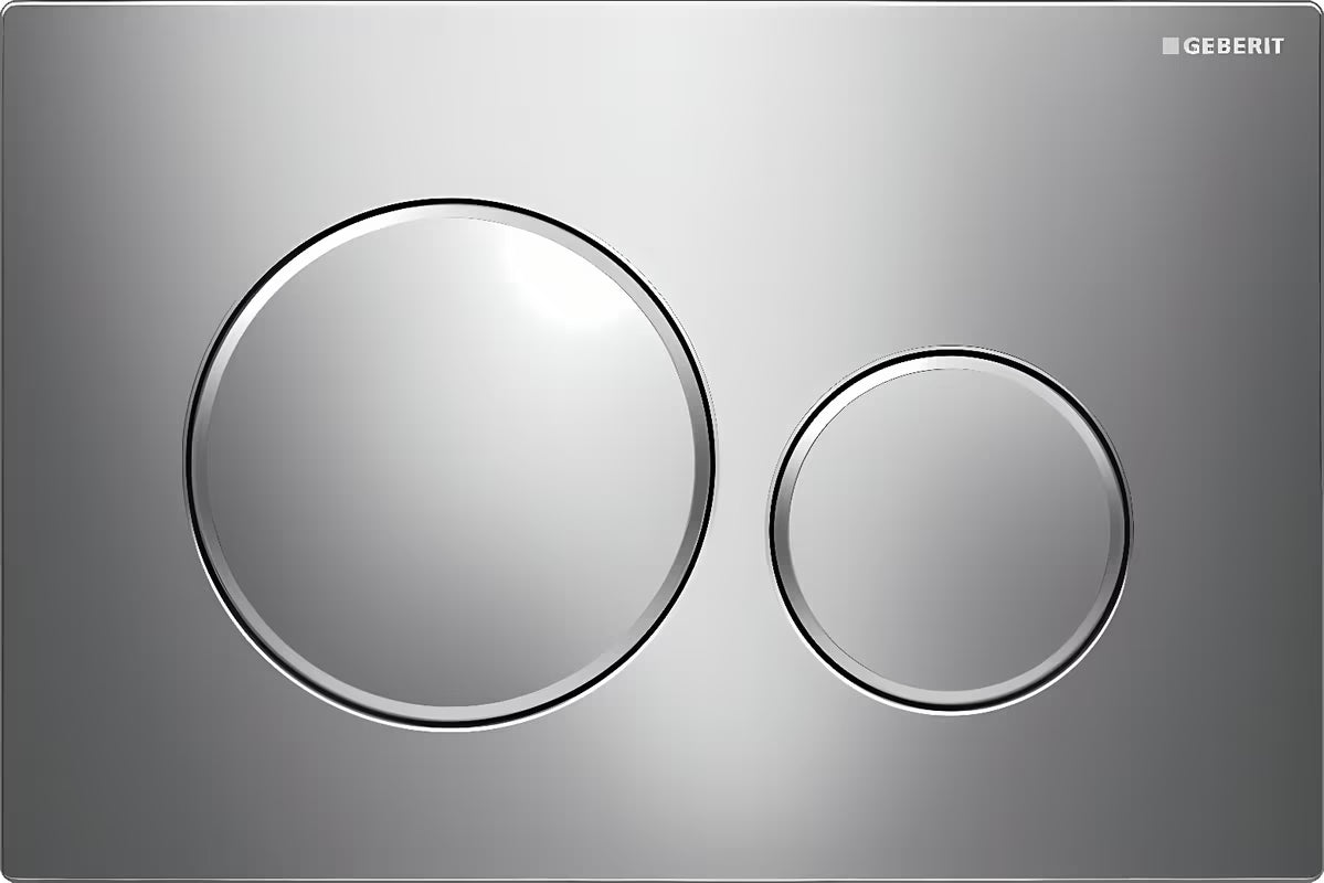 Ovládací tlačítko Geberit Sigma20 v provedení chrome pro podomítkové nádržky Sigma