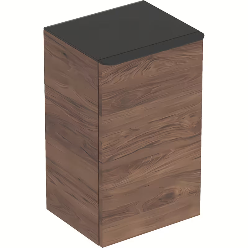 Geberit Smyle Square závěsná koupelnová skříňka v dekoru ořech 36x60x32,6 cm