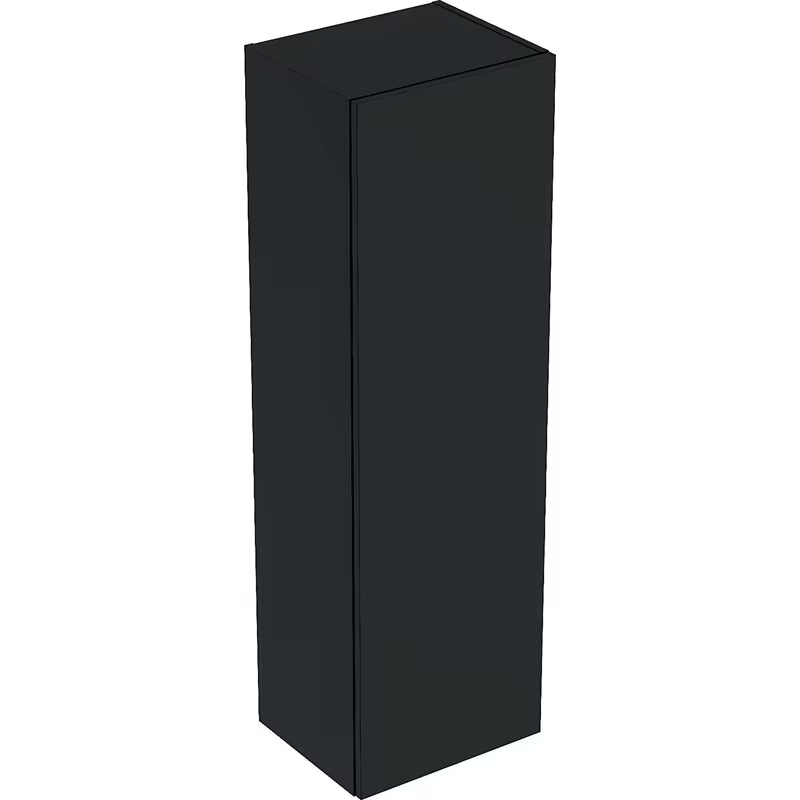 Geberit Smyle Square závěsná vysoká koupelnová skříňka 36x118x30 cm v antracitovém dekoru láva
