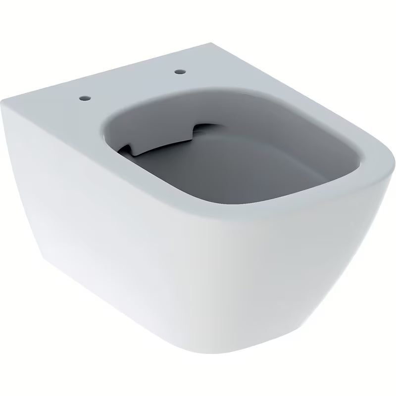 Geberit Smyle Square závěsné WC bez splachovacího okruhu v bílé barvě se skrytým uchycením
