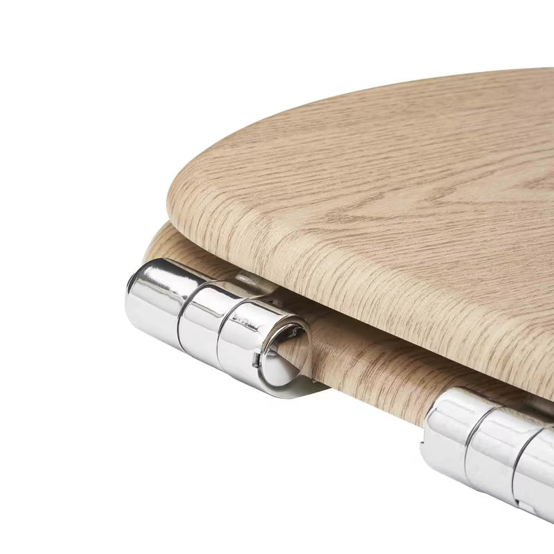 WC sedátko Glacera z MDF s PVC fólií v dekoru bardolino s panty SoftClose a Easy uchycením.