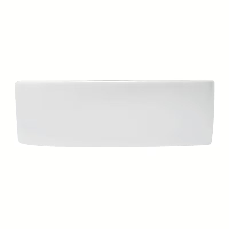 Bílé rohové pravé umývátko Glacera Bigio 42x29,5 cm bez přepadu s otvorem pro baterii vpravo.