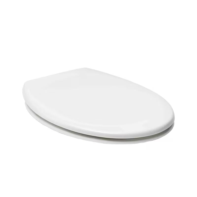 Bílé univerzální WC sedátko Glacera Easy z duroplastu se SoftClose a uchycením EasyLock