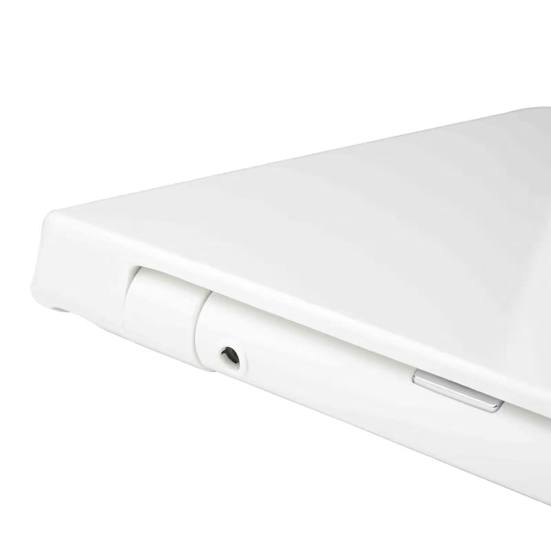 Bílé univerzální WC sedátko Glacera Easy z duroplastu se systémem EasyLock a kovovými panty