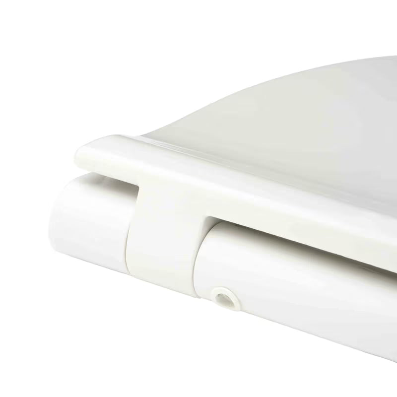 Bílé super tenké WC sedátko Glacera EasySlim33 z duroplastu se SoftClose a uchycením EasyLock