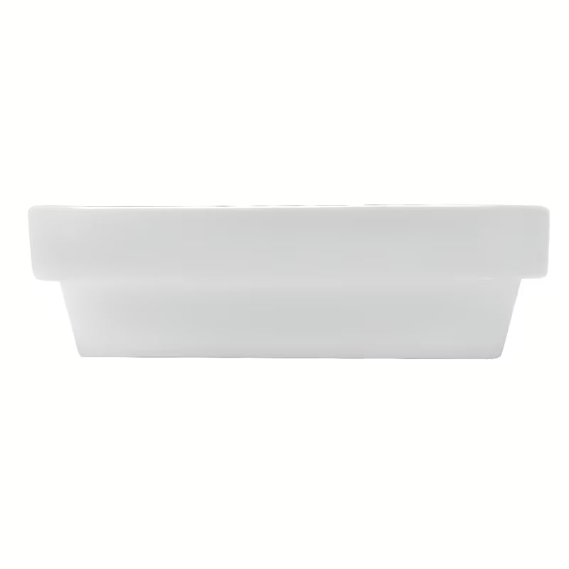Bílé keramické umývátko Glacera Project 45x24 cm s otvorem pro baterii vpravo