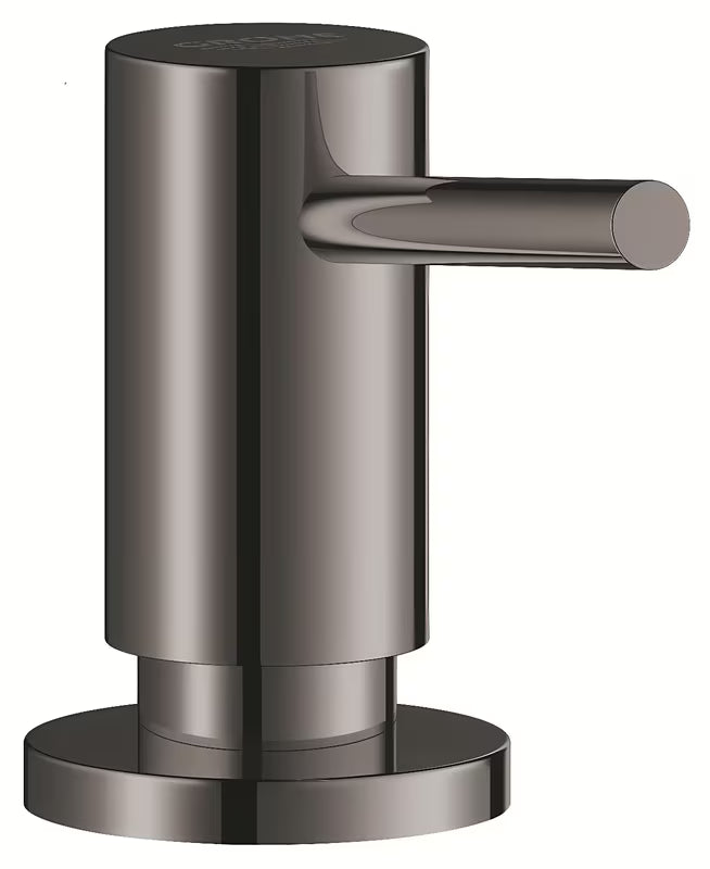Dávkovač na tekuté mýdlo Grohe v provedení hard graphite s náhradním zásobníkem 500 ml