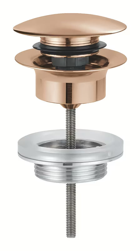 Grohe výpust k umyvadlu se zaskakovacím uzavíracím krytem v provedení brushed warm sunset.