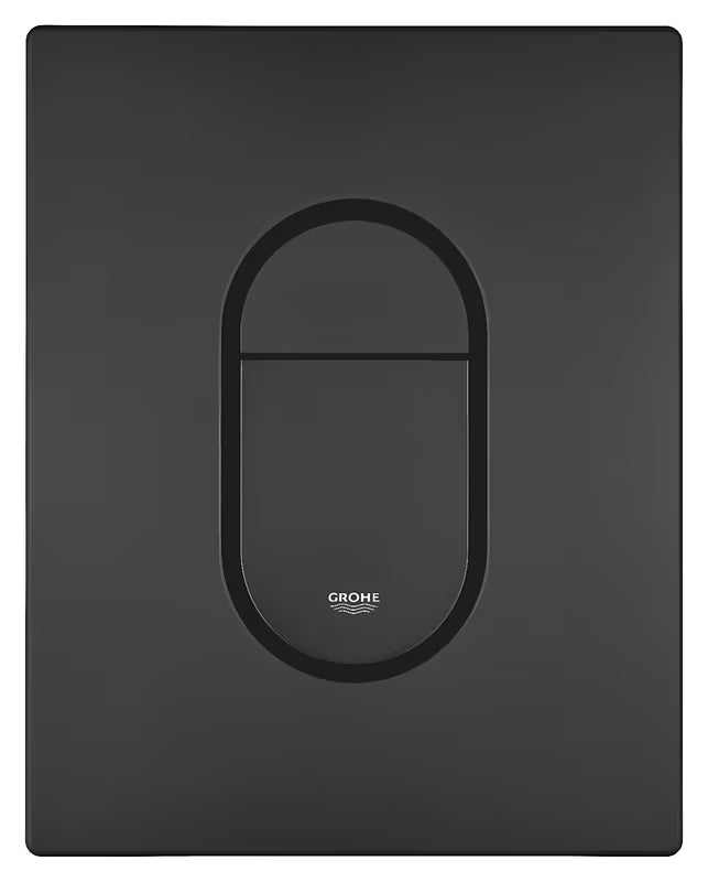 Ovládací tlačítko Grohe Arena Cosmopolitan v barvě phantom black s matným povrchem