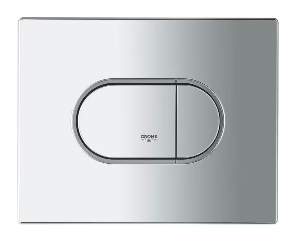Chromové ovládací tlačítko Grohe Arena Cosmopolitan pro 2-činné splachování nebo start/stop