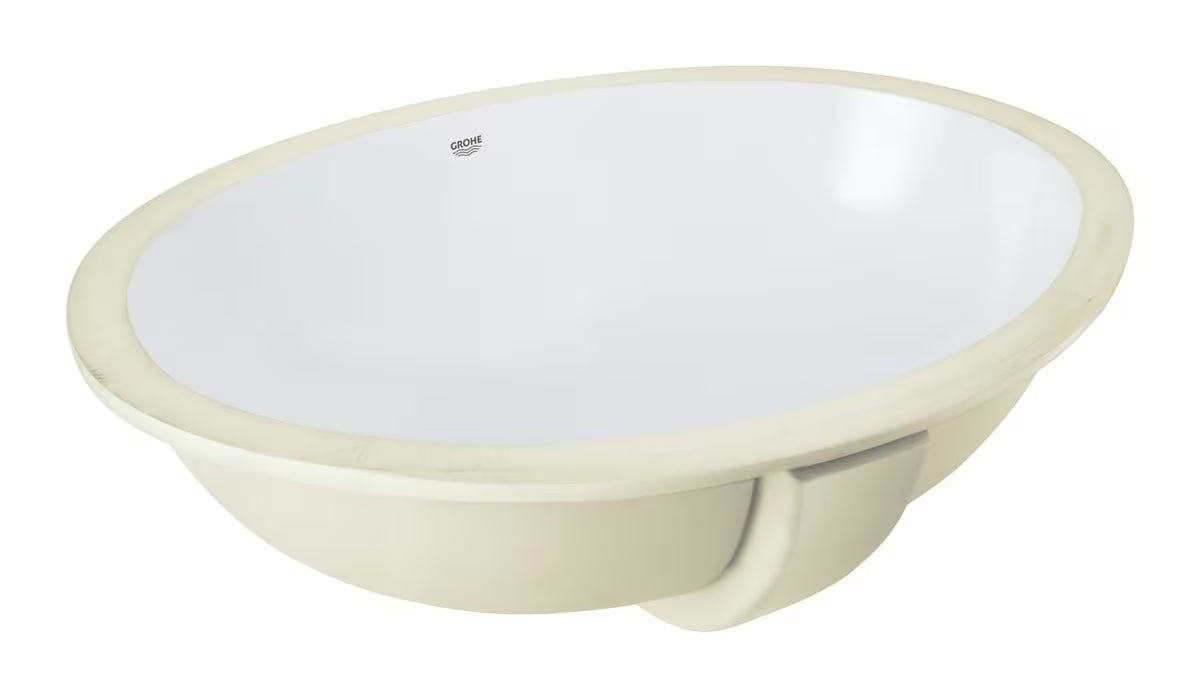 Zápustné umyvadlo Grohe Bau Ceramic 55 560 × 420 mm v provedení alpine white s přepadem