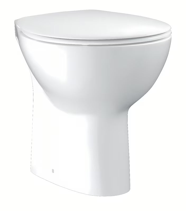 Stojící podlahové WC Grohe Bau Ceramic Rimless v barvě alpine white se spodním odpadem