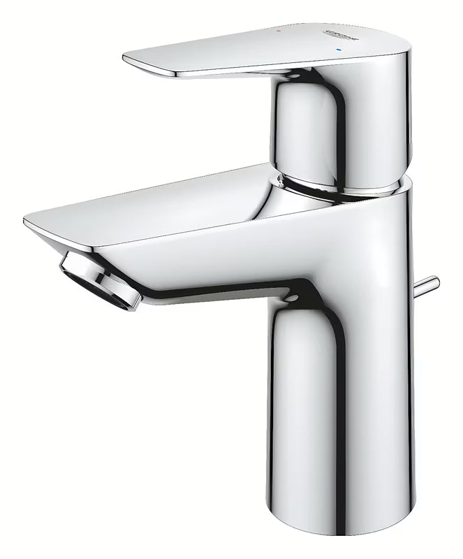Grohe BauEdge páková stojánková umyvadlová baterie s výpustí v chromovém provedení