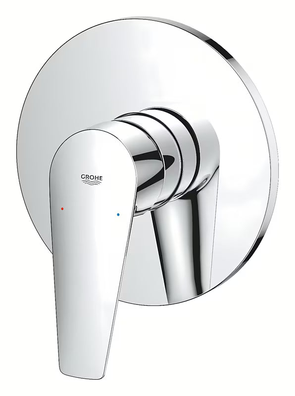 Grohe BauEdge podomítková sprchová baterie v chromovém provedení, sada pro konečnou instalaci