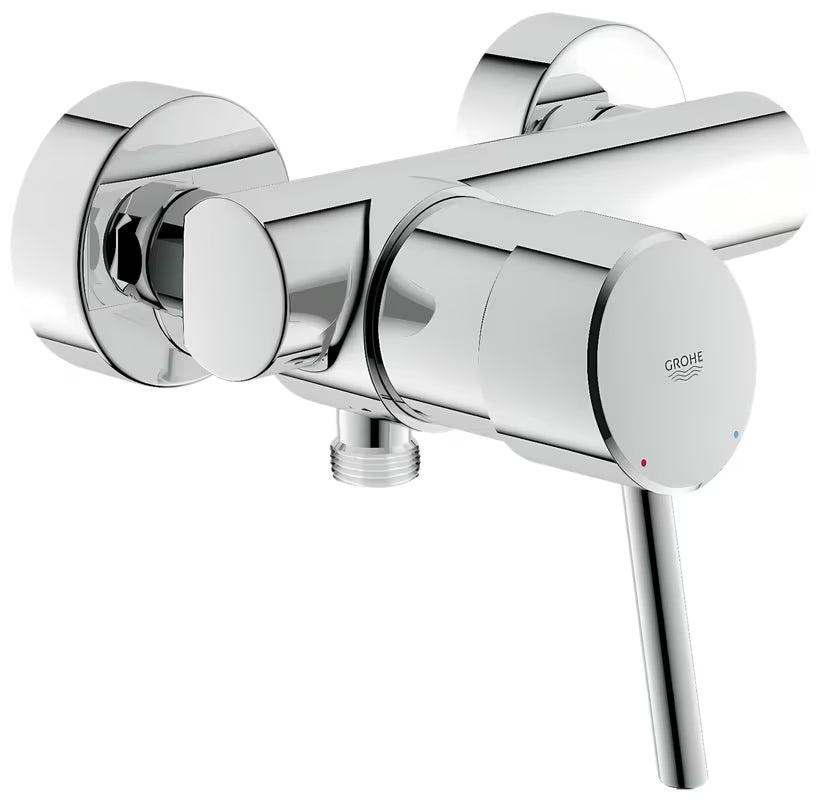 Nástěnná páková sprchová baterie Grohe Concetto New v chromovém provedení s oválným designem