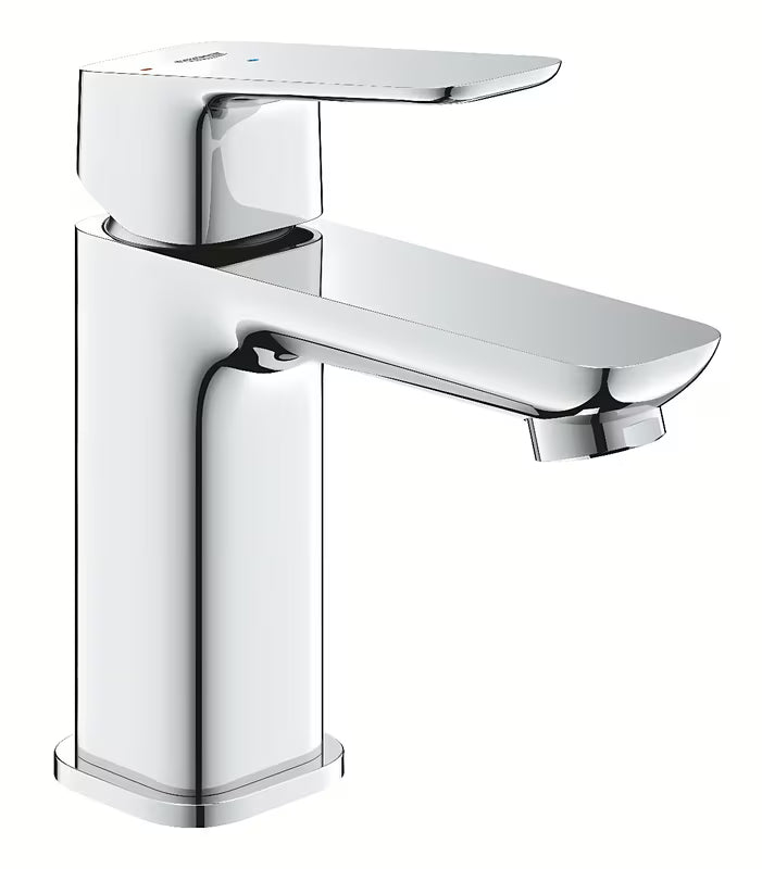 Chromová páková umyvadlová baterie Grohe Cubeo s clic-clacem