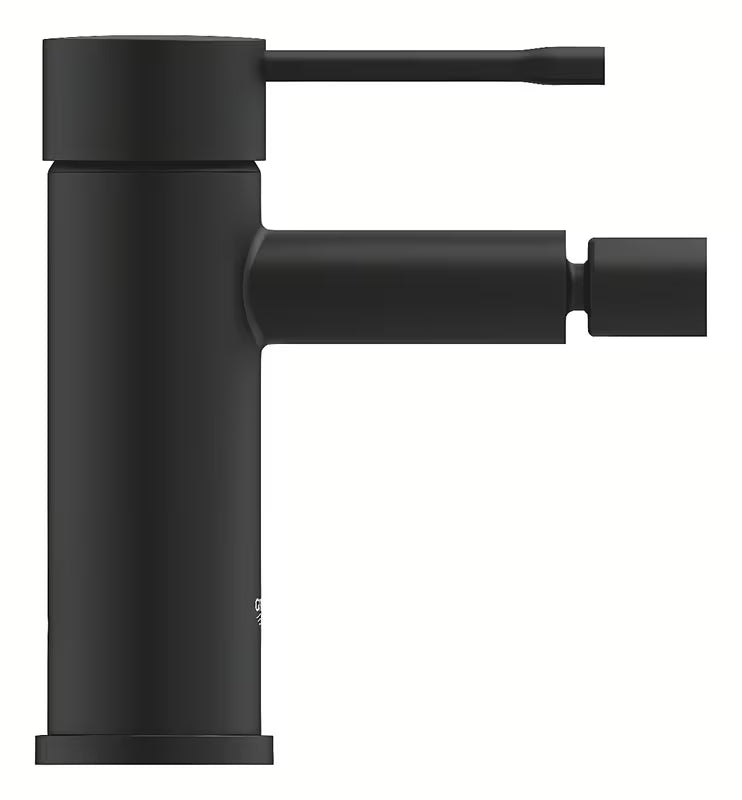 Bidetová páková baterie Grohe Essence v barvě phantom black s kloubovým perlátorem