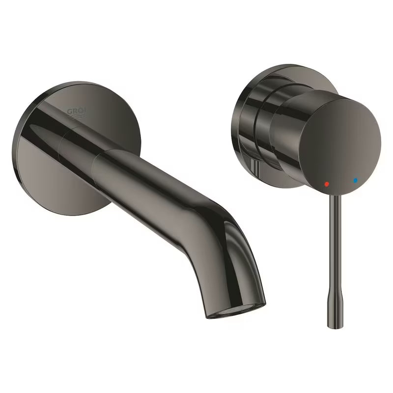 Podomítková nástěnná umyvadlová baterie Grohe Essence New v povrchové úpravě Hard Graphite