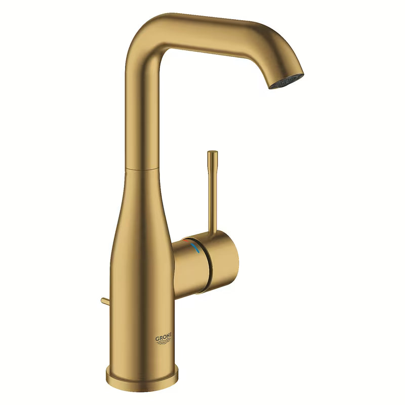 Grohe Essence New vysoká páková umyvadlová baterie v povrchové úpravě Brushed Cool Sunrise s otočnou výpustí