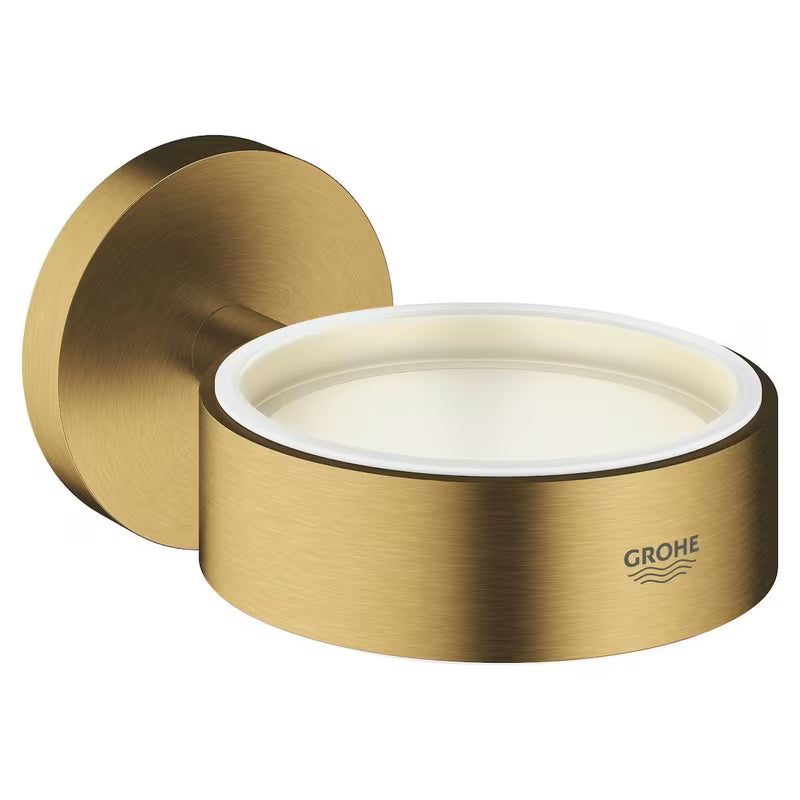Kovový držák Grohe Essentials v úpravě Brushed Cool Sunrise se skrytým upevněním