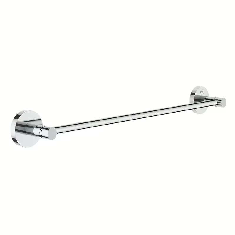 Chromový držák ručníků Grohe Essentials s tyčí a skrytým upevněním na stěnu