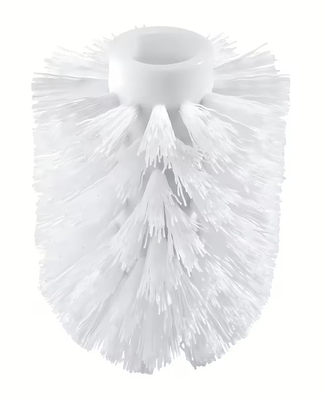 Bílý náhradní WC kartáč Grohe Essentials bez rukojeti pro kompatibilní držáky WC štětky.