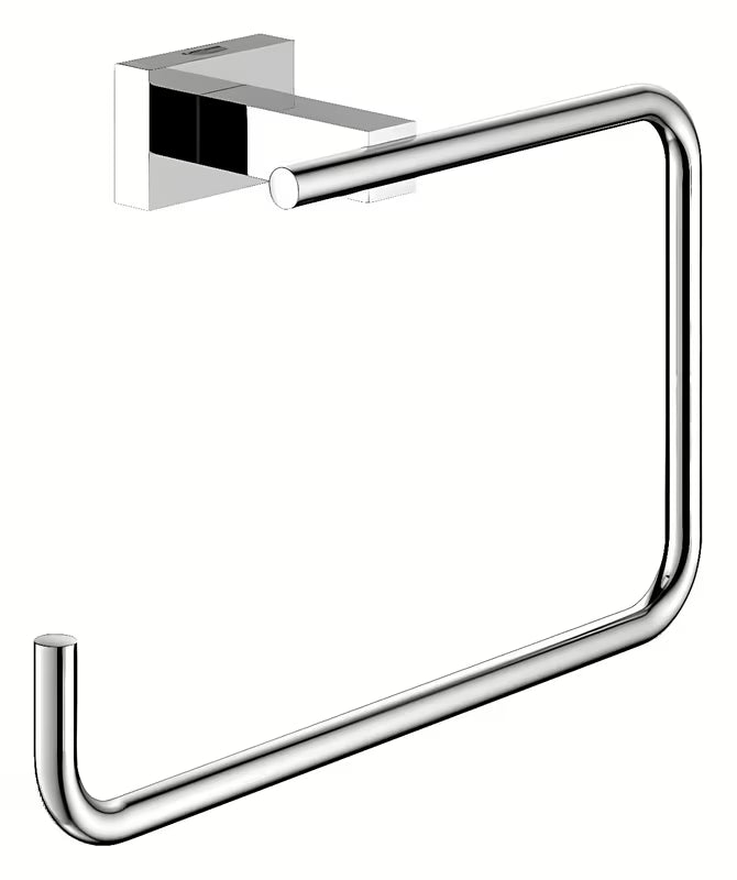 Kromiran obroč za brisače Grohe Essentials Cube s skritim pritrjevanjem