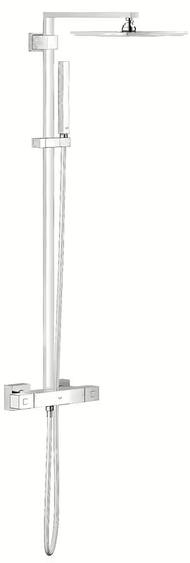 Sprchový systém Grohe Euphoria Cube XXL 230 s termostatickou baterií v chromovém provedení.