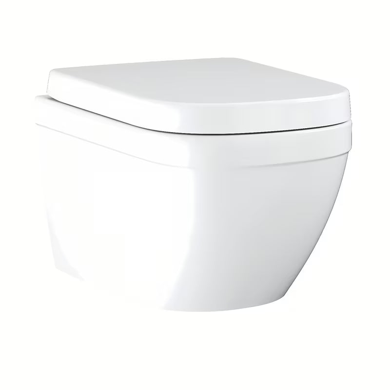 Závěsný WC set Grohe Euro Ceramic v bílé barvě s rimless mísou a sedátkem se SoftClose
