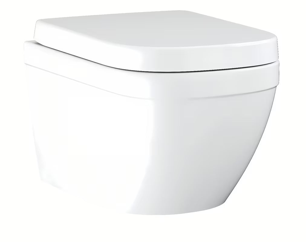 Grohe Euro Ceramic závěsné WC set v bílé barvě s rimless mísou a sedátkem SoftClose
