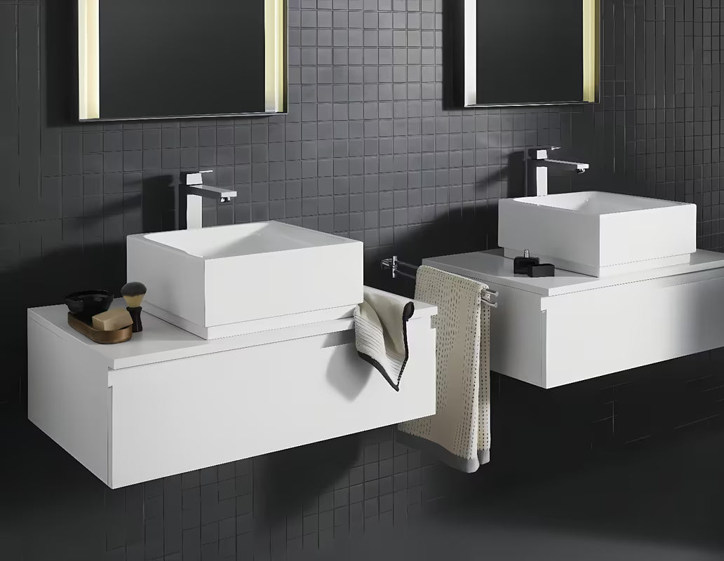 Grohe Eurocube vysoká umyvadlová baterie v chromovém provedení pro umyvadlo na desku