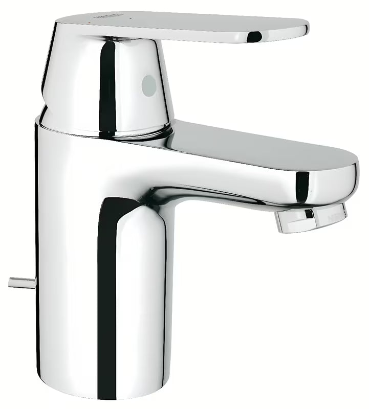 Kromirana enoročna armatura za umivalnik Grohe Eurosmart Cosmopolitan z odtočnim kompletom