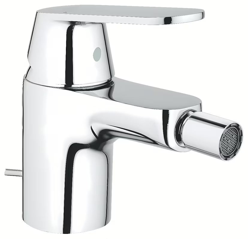 Chromová páková bidetová baterie Grohe Eurosmart Cosmopolitan s výpustí