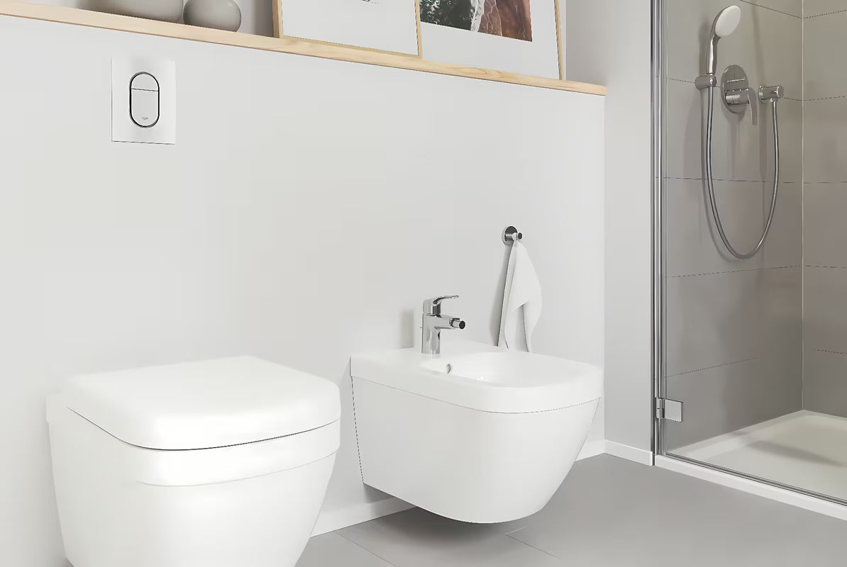 Grohe Eurosmart New potinkinė svirtinis dušo ir vonios maišytuvas chromo spalvos