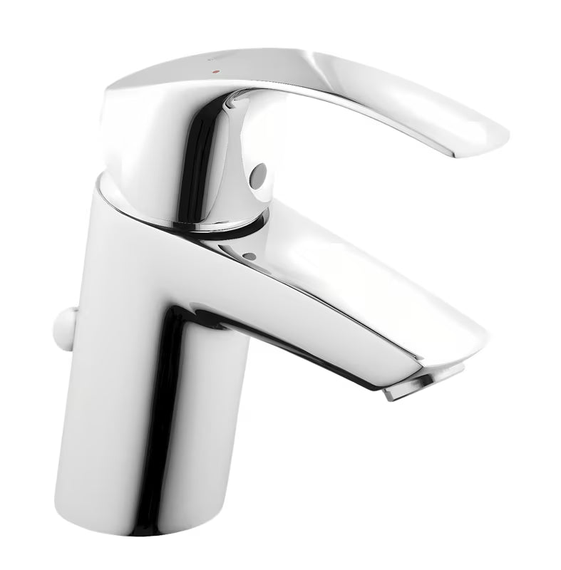Páková umyvadlová baterie Grohe Eurosmart New v chromovém provedení s vysokým leskem.